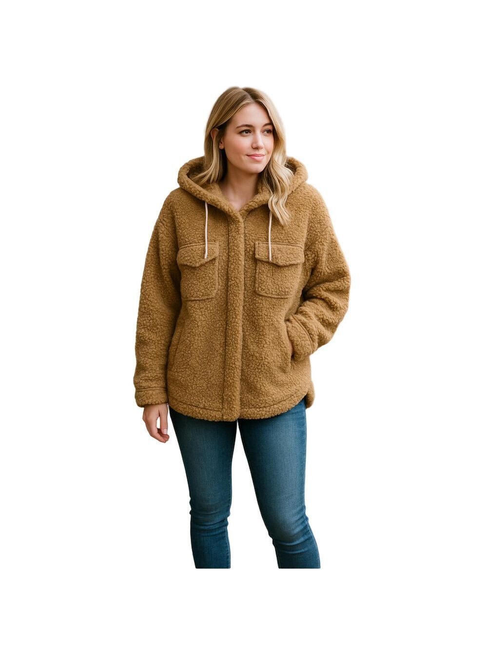 NWT Arizona Jean Co. Teddy Jacket Size Small